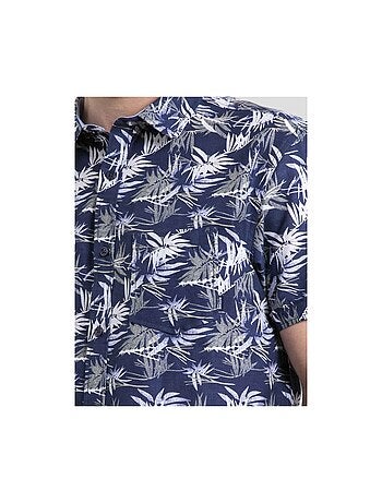 Chemise manches courtes pur coton motifs DURUDOLF