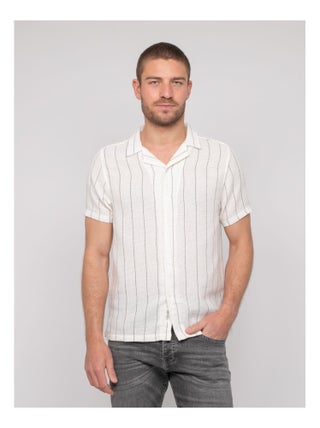 Chemise manches courtes rayures DIVUGO