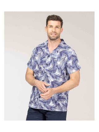 Chemise manches courtes style Hawaii Homme