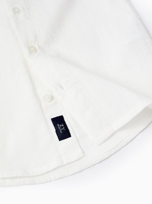 Chemise Manches Courtes Texturée Brothers & Sisters - Kiabi