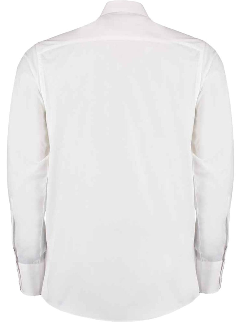 Chemise manches longues - kustom kit Blanc - Kiabi