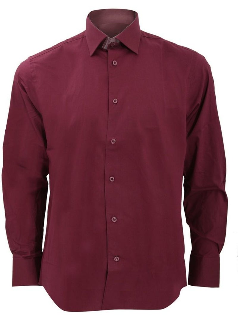 Chemise manches longues - russell collection Blanc - Kiabi