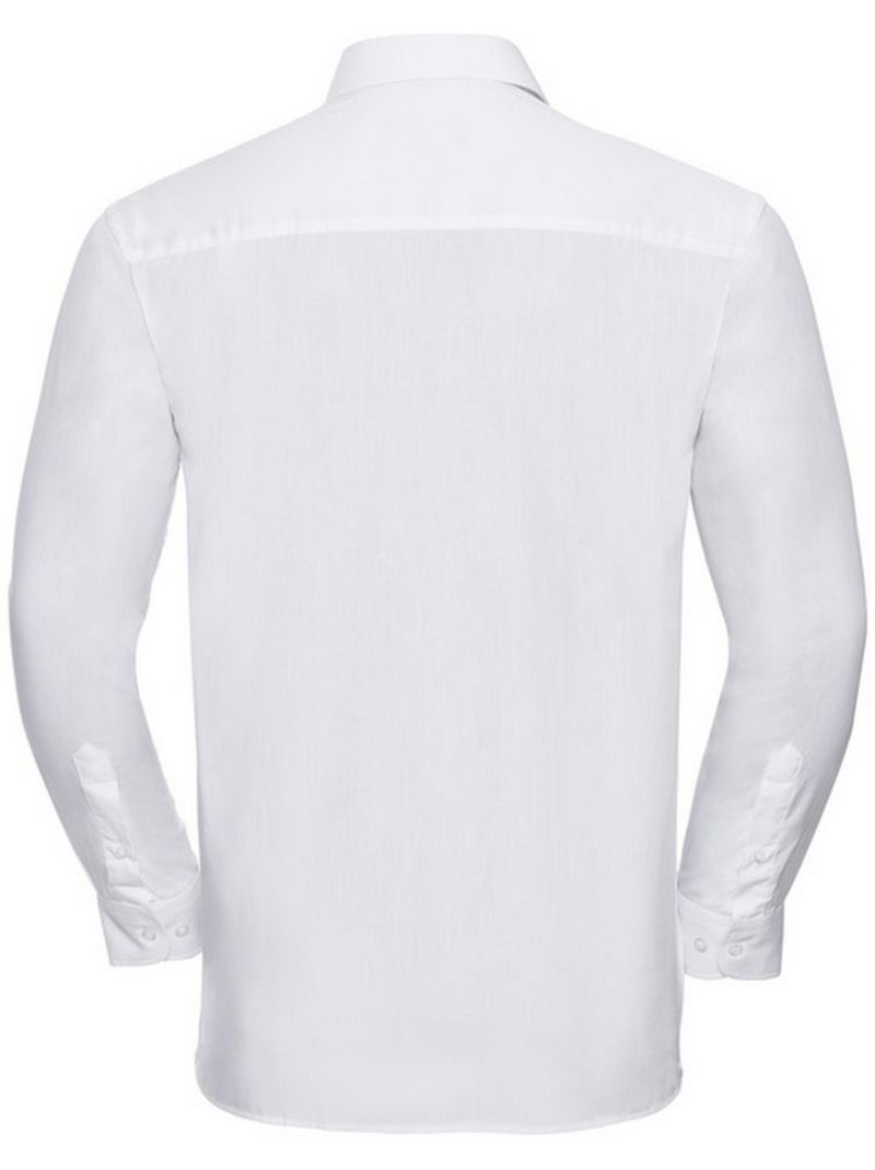 Chemise manches longues - russell collection Blanc - Kiabi