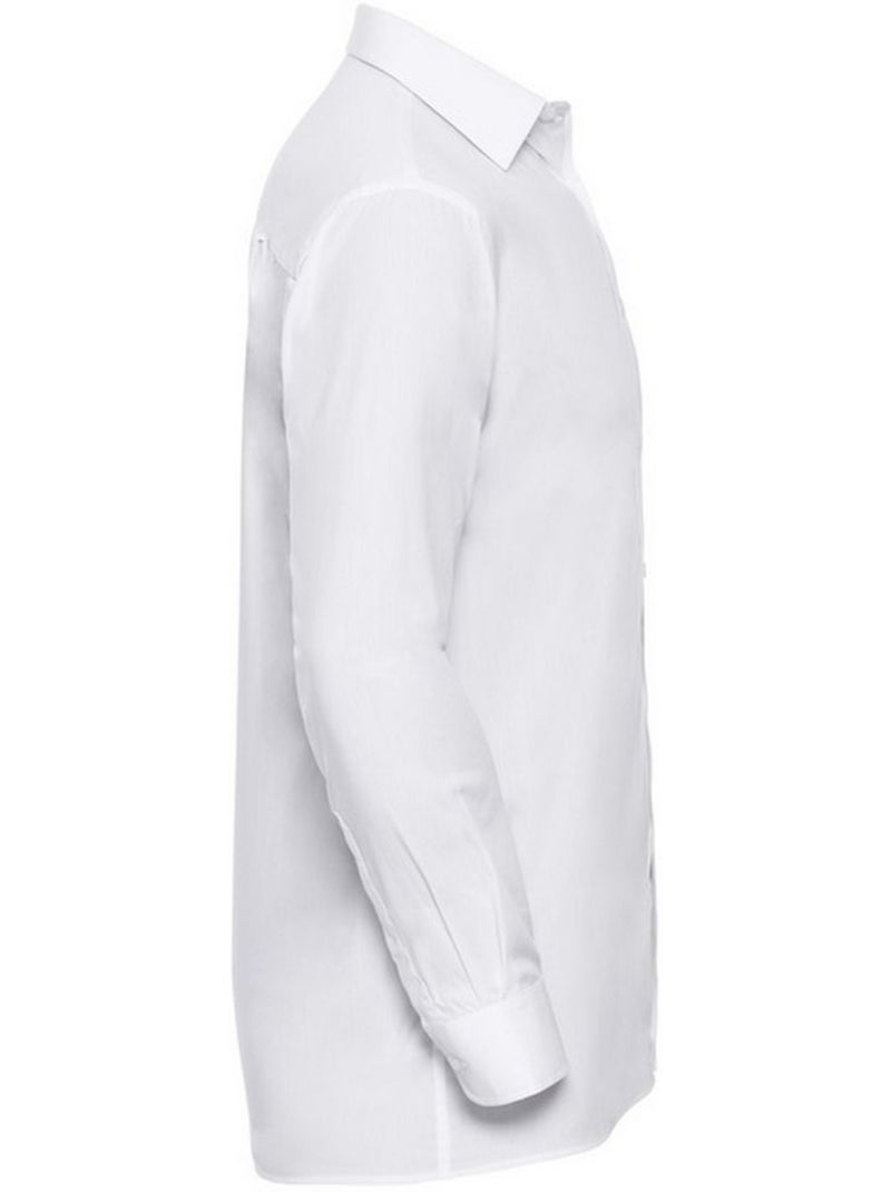 Chemise manches longues - russell collection Blanc - Kiabi