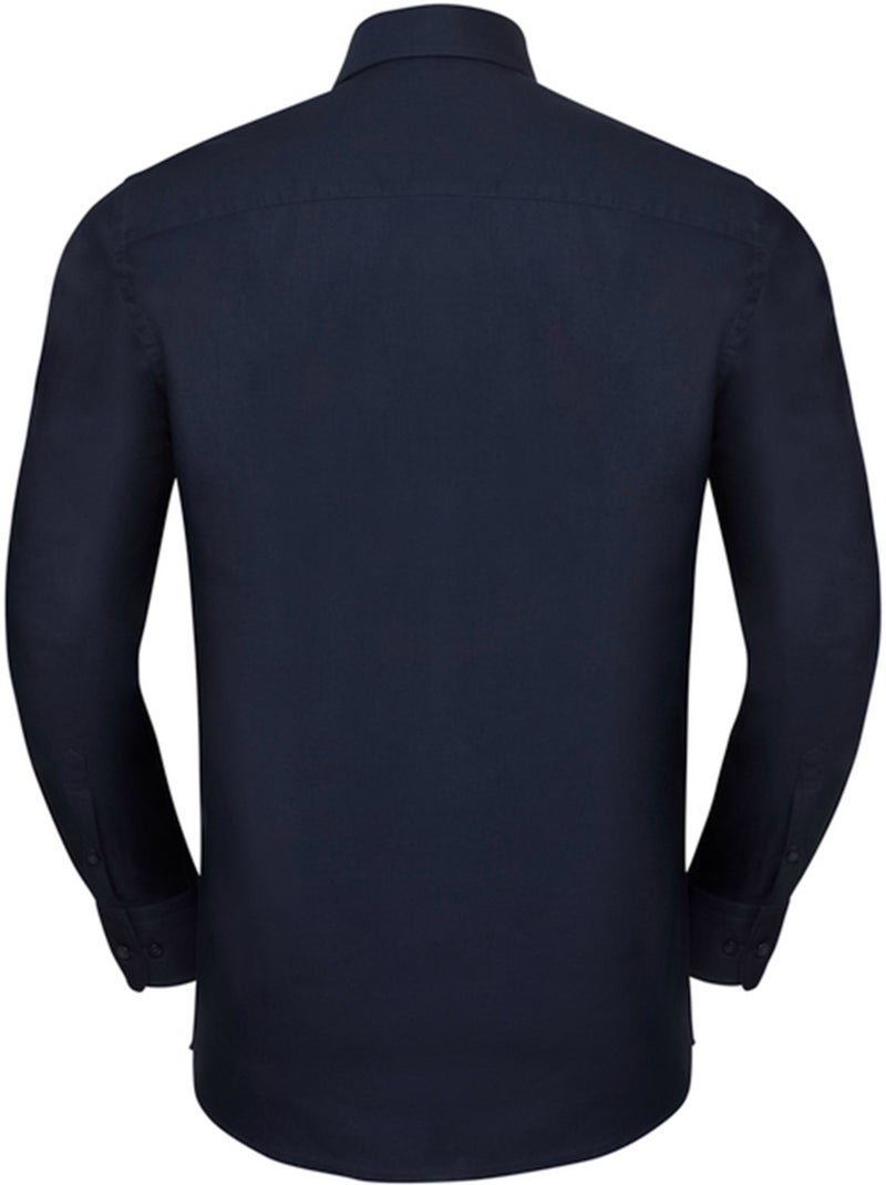 Chemise manches longues - russell collection Bleu roi - Kiabi