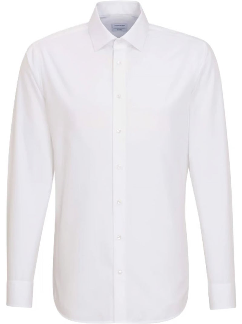 Chemise manches longues - seidensticker Blanc - Kiabi