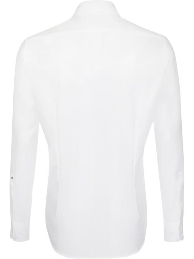 Chemise manches longues - seidensticker Blanc - Kiabi