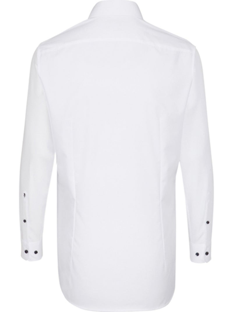 Chemise manches longues - seidensticker Blanc - Kiabi