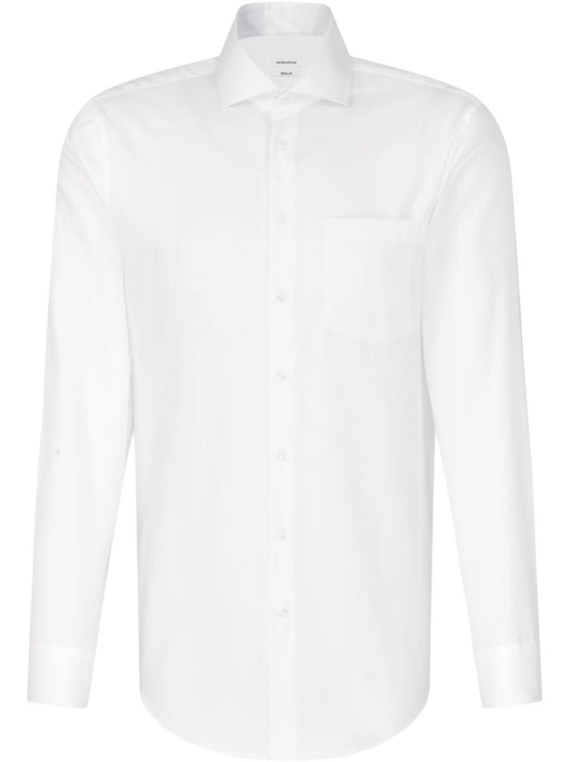 Chemise manches longues - seidensticker Blanc - Kiabi
