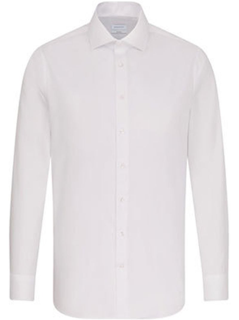 Chemise manches longues - seidensticker Blanc - Kiabi