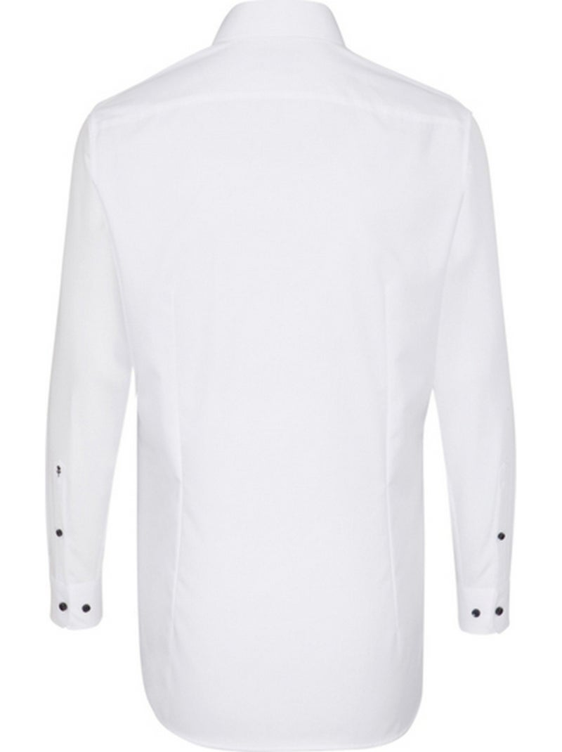 Chemise manches longues - seidensticker Blanc - Kiabi