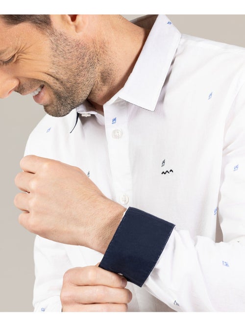 Chemise manches longues - Terre de Marins - Kiabi