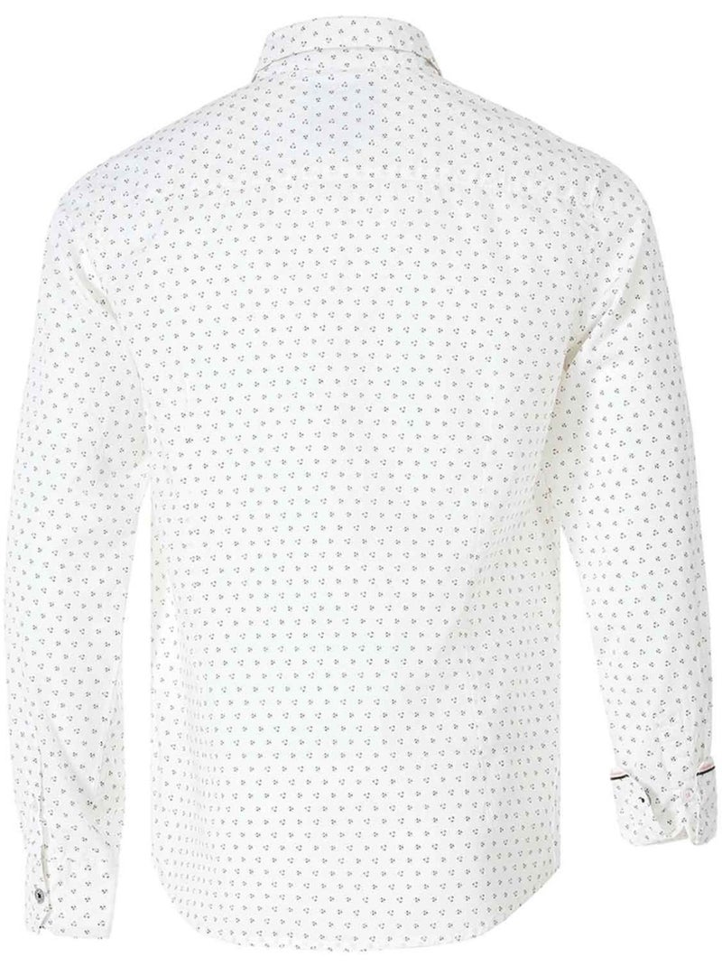Chemise manches longues - Terre de Marins Blanc - Kiabi