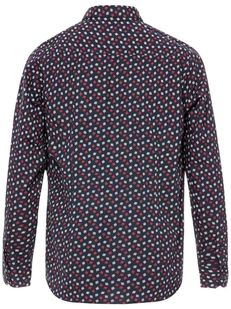 Chemise manches longues - Terre de Marins Bleu marine - Kiabi