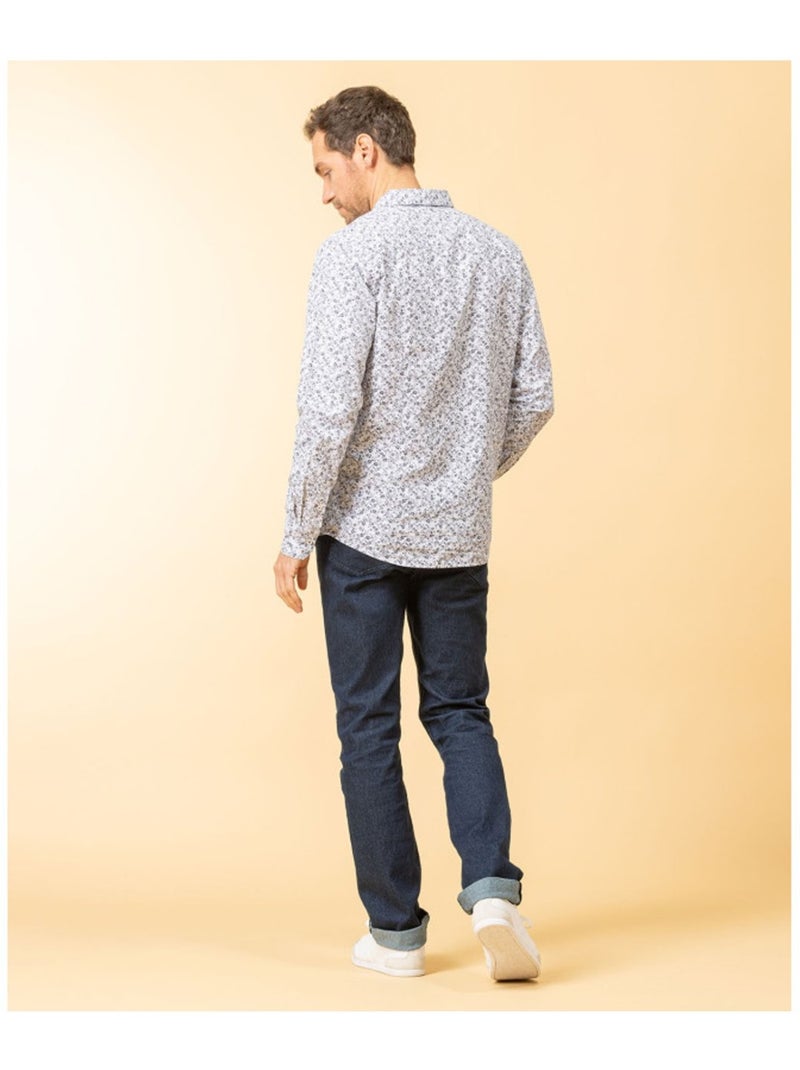 Chemise manches longues - Terre de Marins Gris - Kiabi