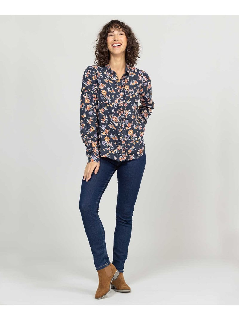 Chemise manches longues - Terre de Marins Multicolore - Kiabi