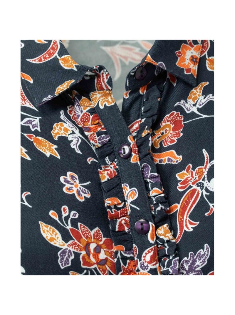 Chemise manches longues - Terre de Marins Multicolore - Kiabi