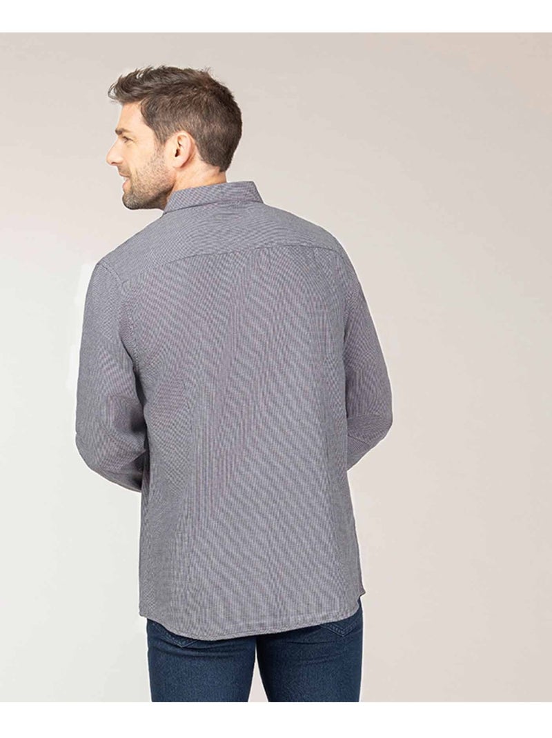 Chemise manches longues - Terre de Marins Multicolore - Kiabi