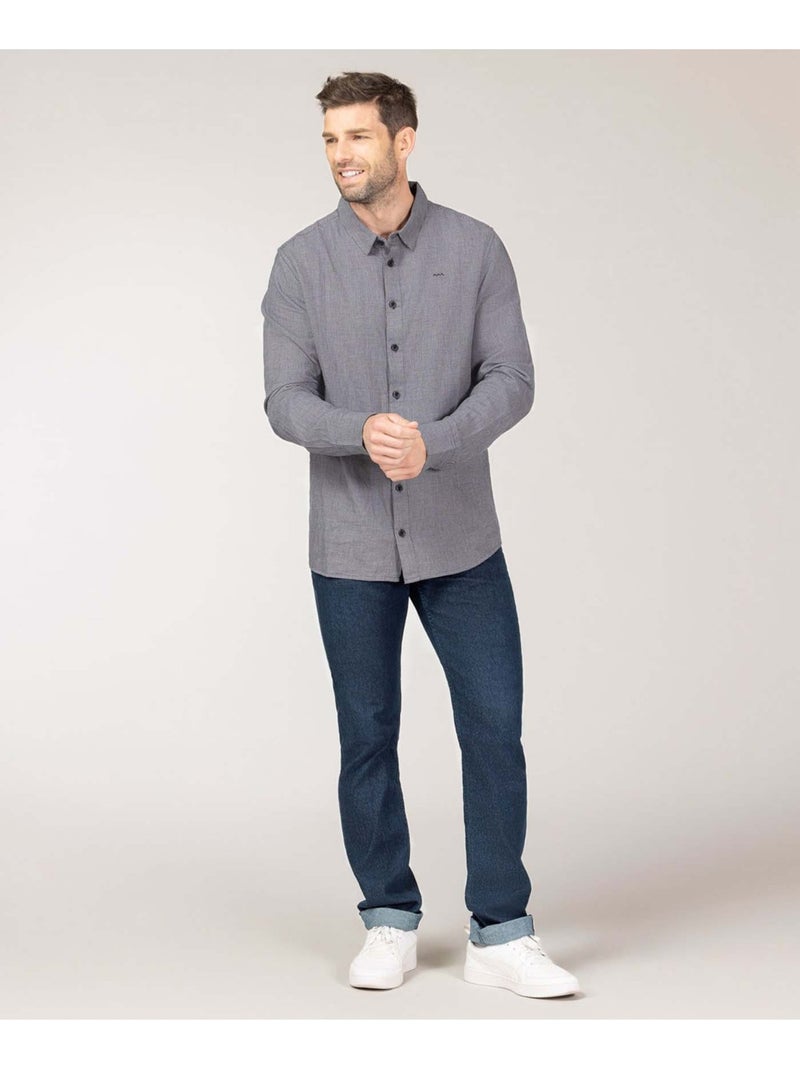 Chemise manches longues - Terre de Marins Multicolore - Kiabi