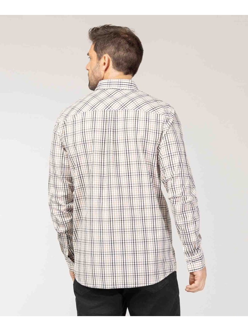 Chemise manches longues - Terre de Marins Multicolore - Kiabi