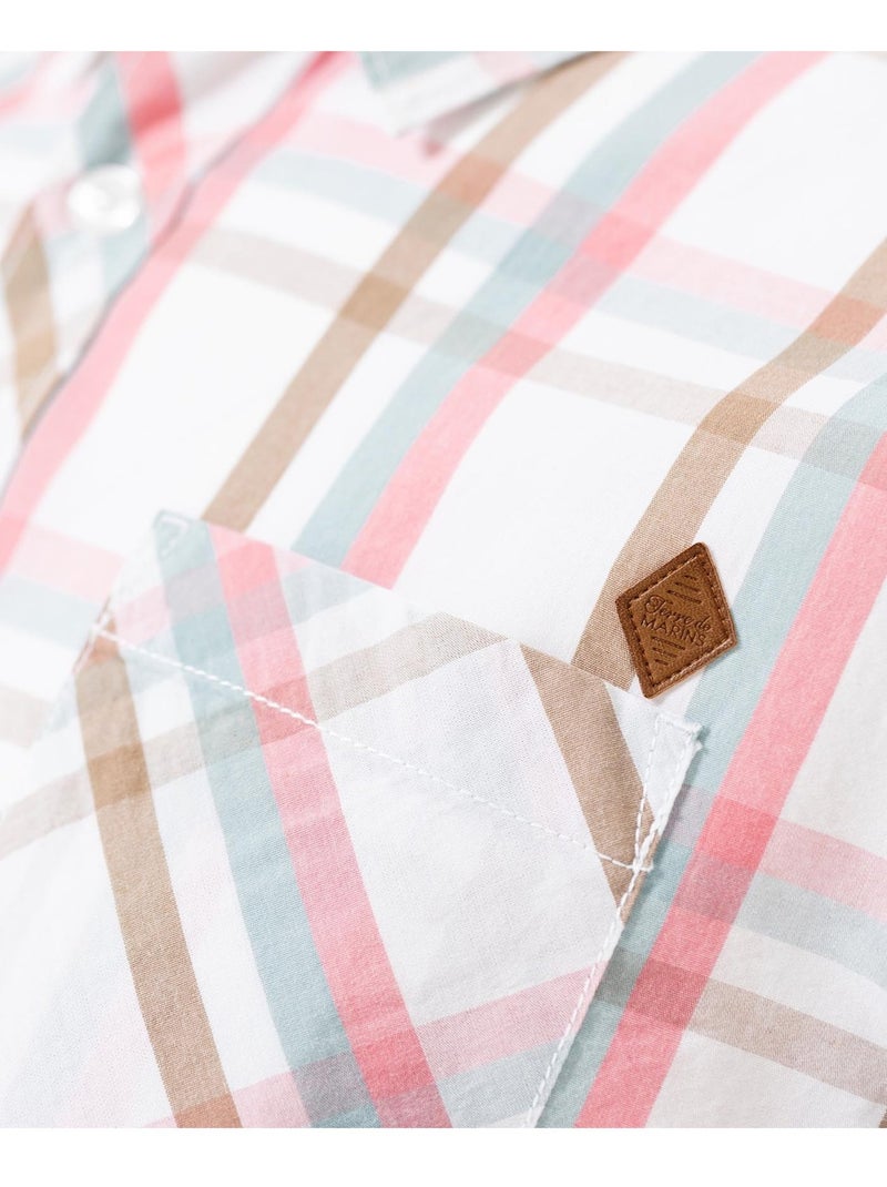 Chemise manches longues - Terre de Marins Multicolore - Kiabi