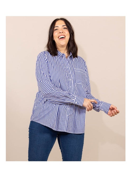 Chemise manches longues 100% coton - Terre de Marins - Kiabi