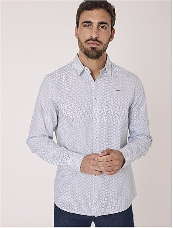 Chemise manches longues 100% coton - Terre de Marins
