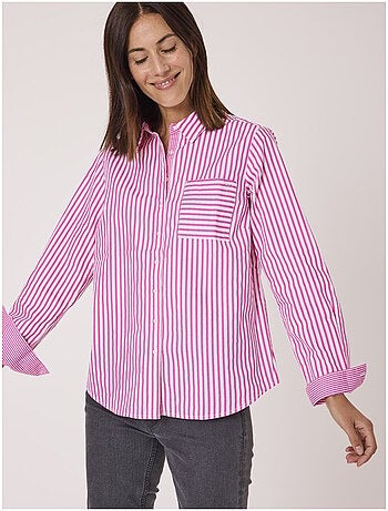 Chemise manches longues 100% coton - Terre de Marins