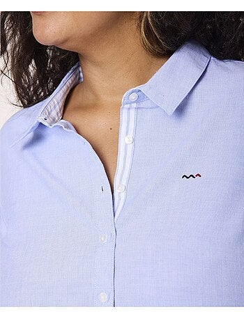 Chemise manches longues 100% coton - Terre de Marins
