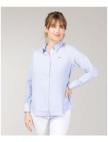 Chemise manches longues 100% coton - Terre de Marins
