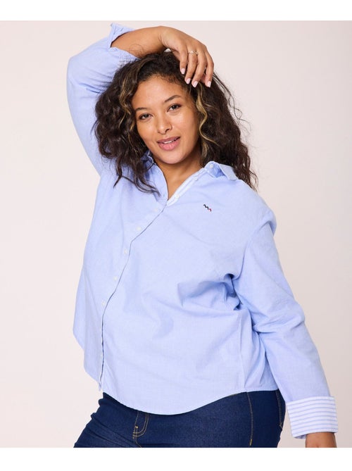 Chemise manches longues 100% coton - Terre de Marins - Kiabi