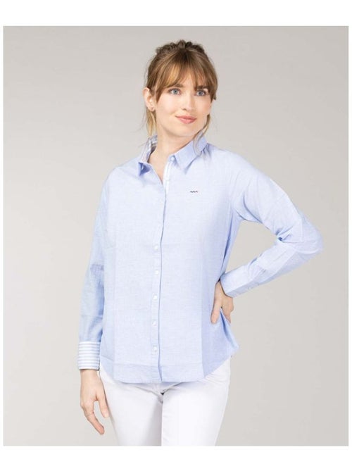 Chemise manches longues 100% coton - Terre de Marins - Kiabi