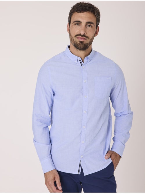 Chemise manches longues 100% coton - Terre de Marins - Kiabi