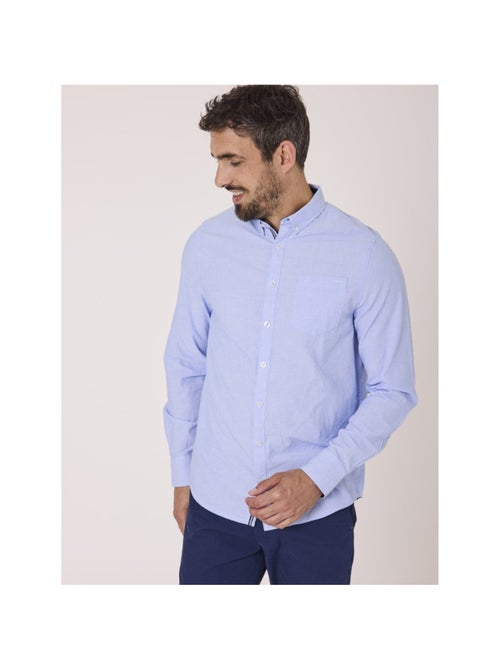 Chemise manches longues 100% coton - Terre de Marins - Kiabi
