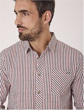Chemise manches longues 100% coton - terre de marins