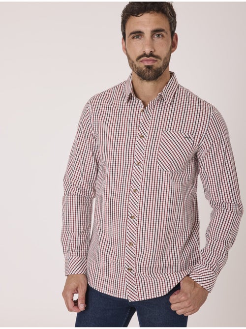 Chemise manches longues 100% coton - Terre de Marins - Kiabi