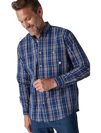 Chemise manches longues à carreaux - DAXON