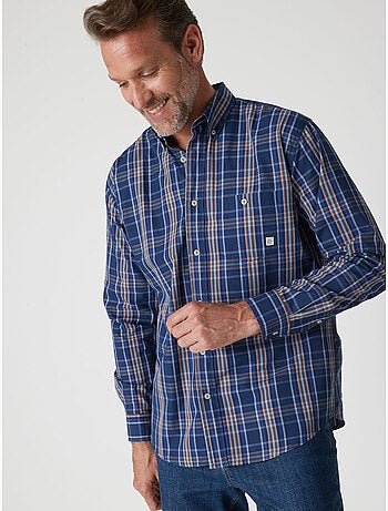 Chemise manches longues à carreaux - DAXON