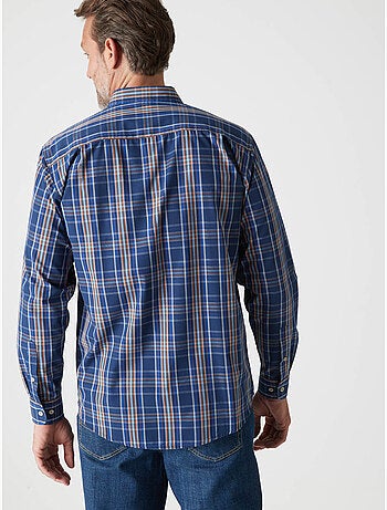 Chemise manches longues à carreaux - DAXON