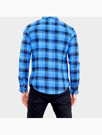 Chemise manches longues à carreaux