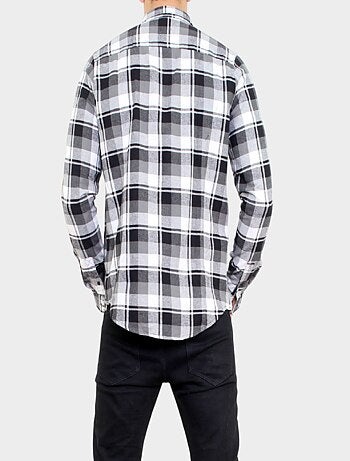 Chemise manches longues à carreaux