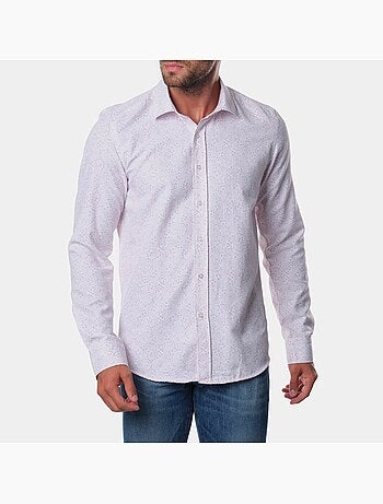 Chemise manches longues à motif