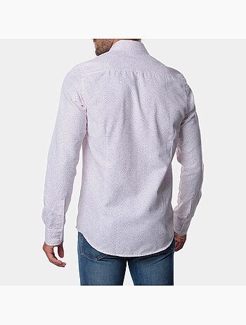 Chemise manches longues à motif