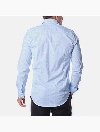 Chemise manches longues à motif