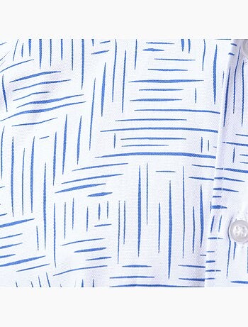 Chemise manches longues à motif