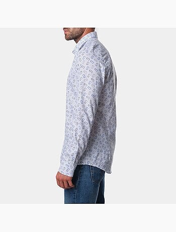 Chemise manches longues à motif