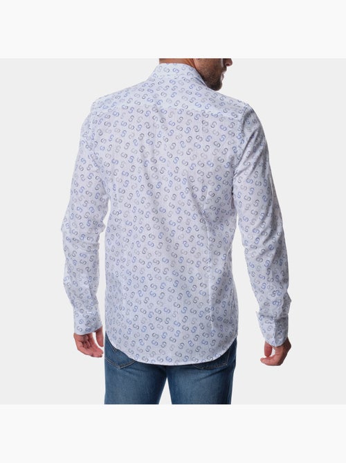 Chemise manches longues à motif - Kiabi