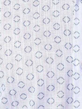 Chemise manches longues à motif