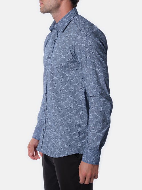 Chemise manches longues à motif - Kiabi