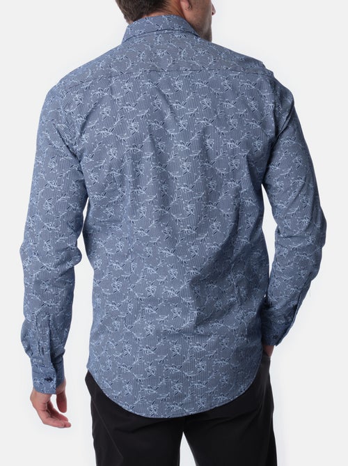 Chemise manches longues à motif - Kiabi